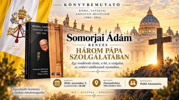 Könyvbemutató Pannonhalmán - 2026.11.05